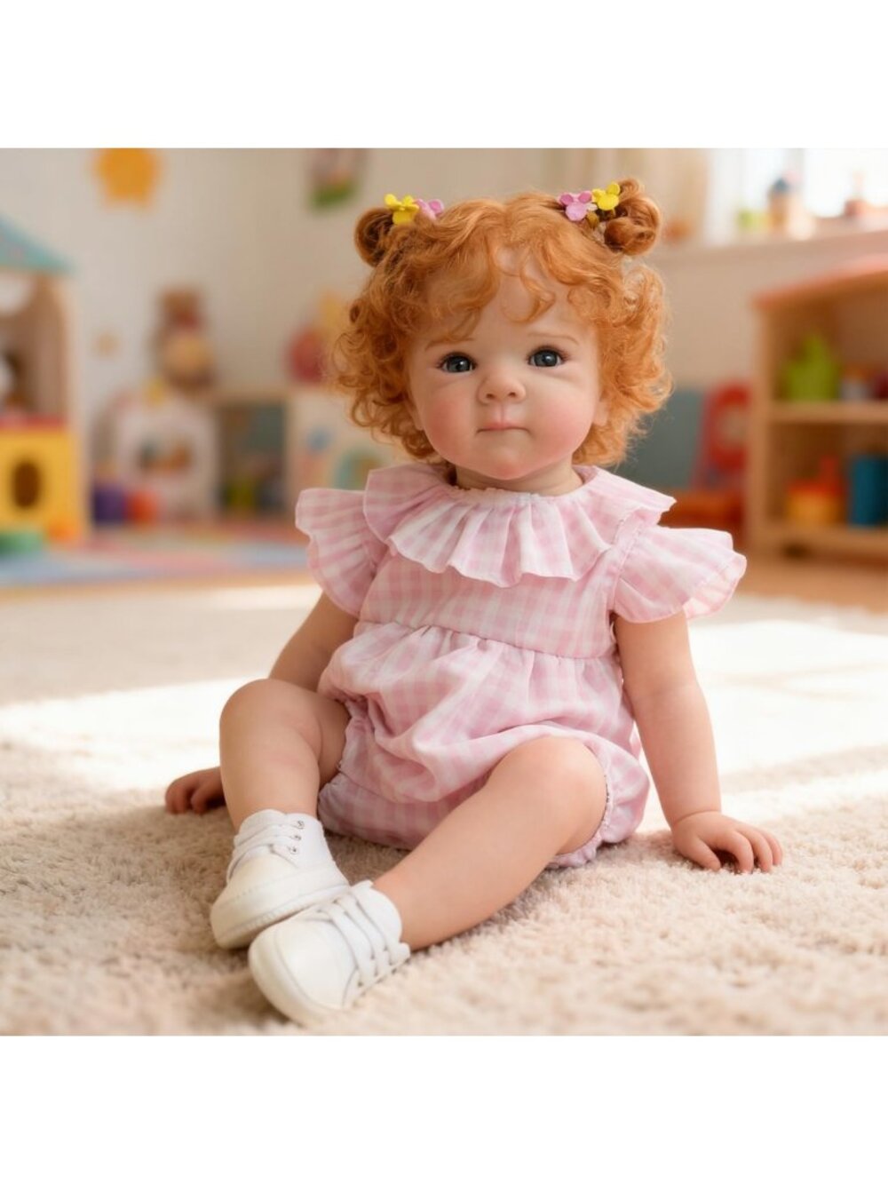 Lifelike 18-Inch Full Body Reborn Baby Doll - Realistic Silicone Toy Gift for
